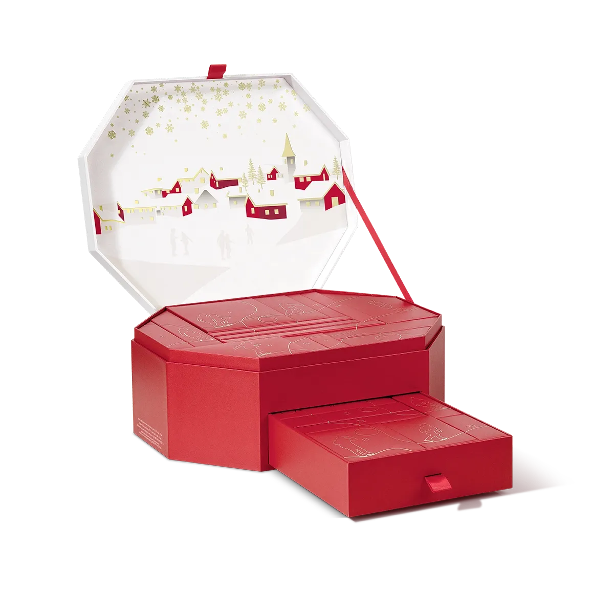 Calendario dell’Avvento delle Feste Baciato dalla Neve