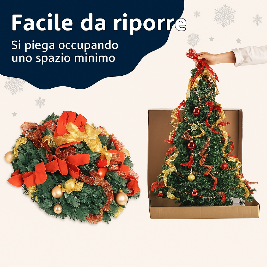 Albero di Natale pre-decorato – Montalo in 60 secondi 🎅🎄