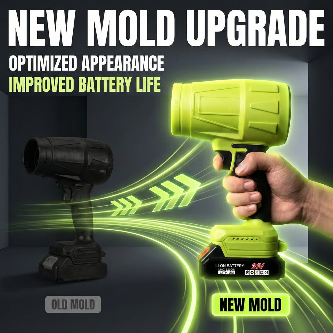 Ti Soffiatore Turbo a Getto Potenziato, Senza Fili 🌟