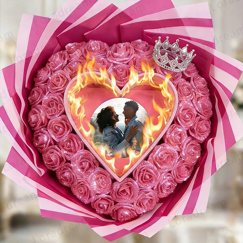 Rose glitterate eterne - Edizione Burnaway