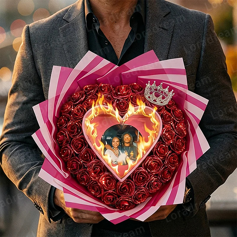 Rose glitterate eterne - Edizione Burnaway