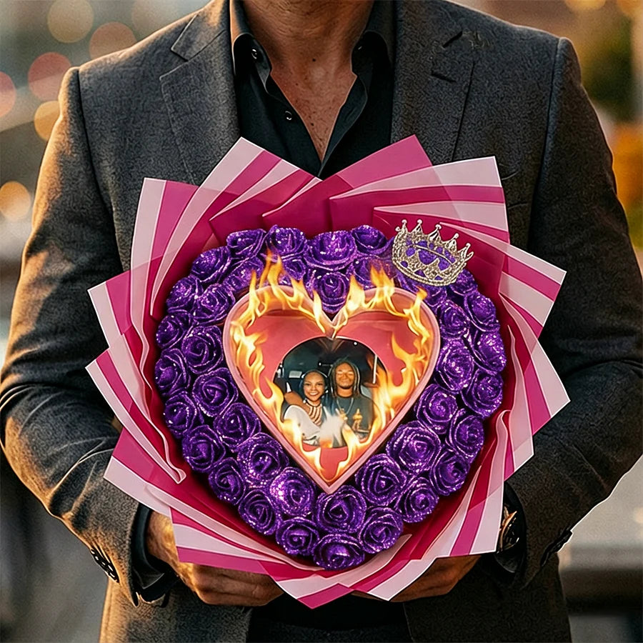 Rose glitterate eterne - Edizione Burnaway