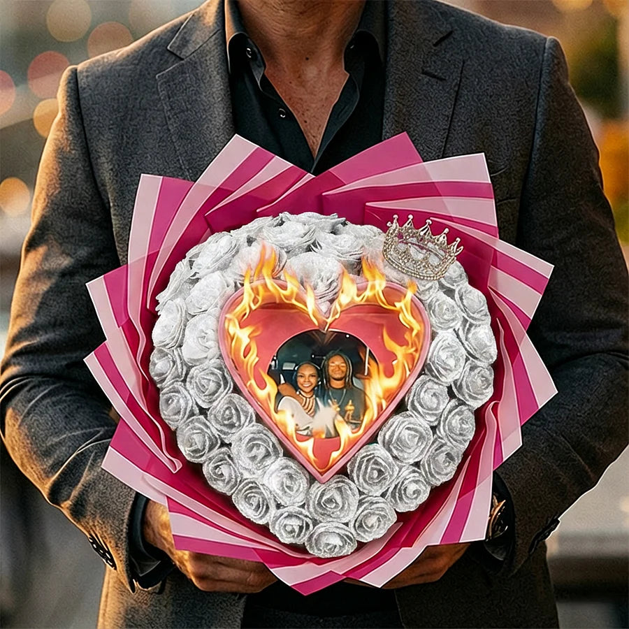 Rose glitterate eterne - Edizione Burnaway